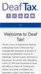Mobile Screenshot of deaftax.com